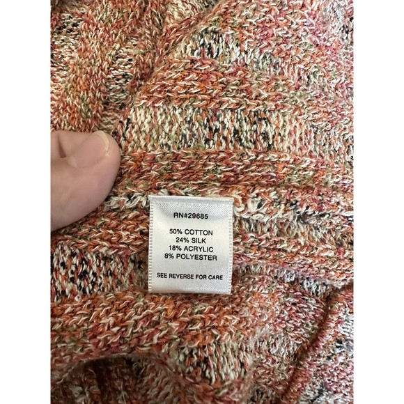 Pendleton Womens Knit Blazer Button Up Size Medium Collared VTG Cotton Silk - Picture 5 of 8